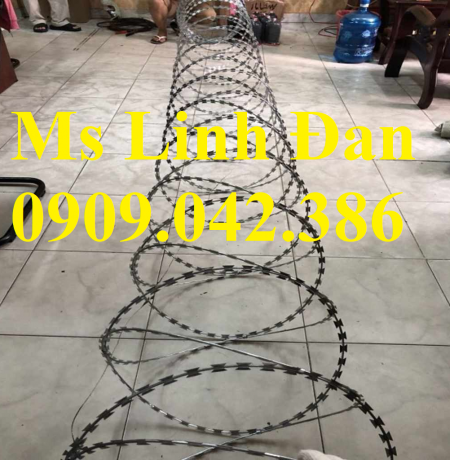 DÂY THÉP GAI HÌNH DAO MẠ KẼM TẠI HÀ NỘI